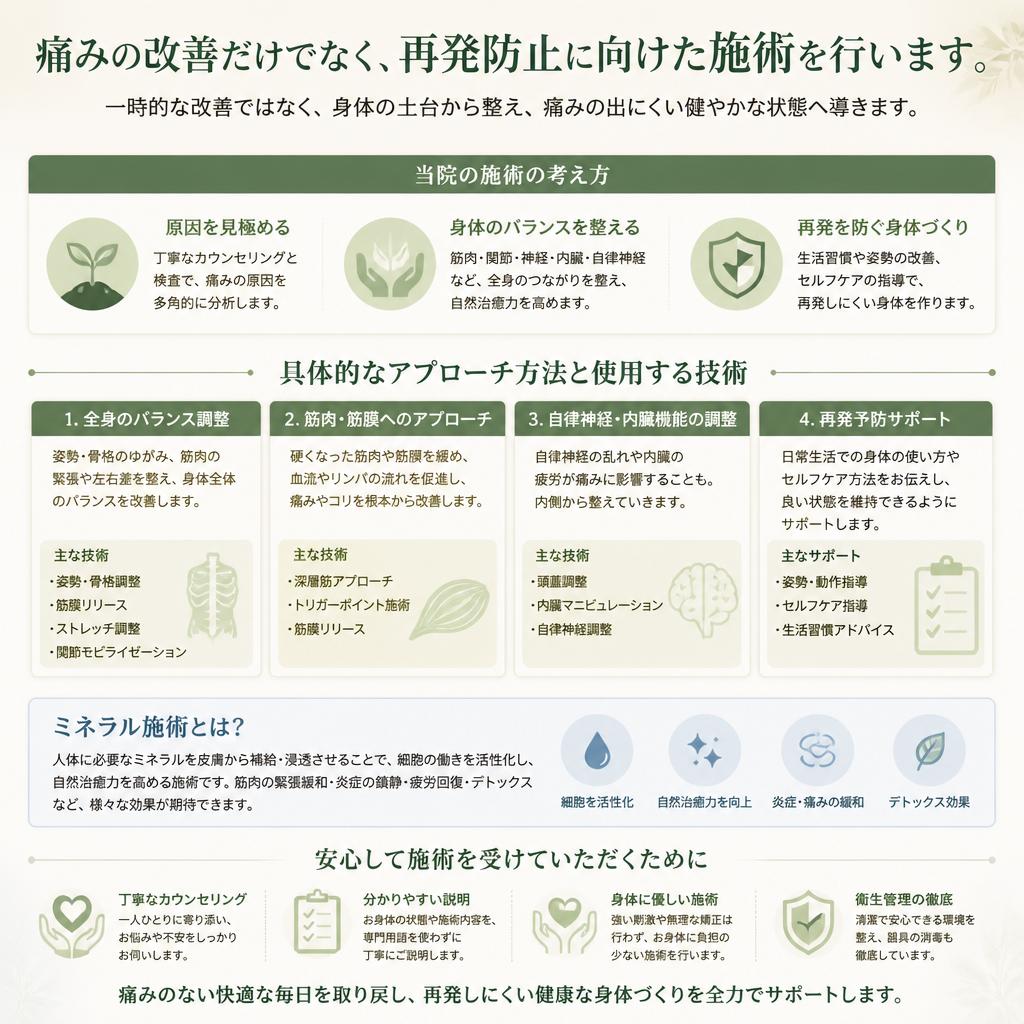 ケガの悩み、私たちが解決します！