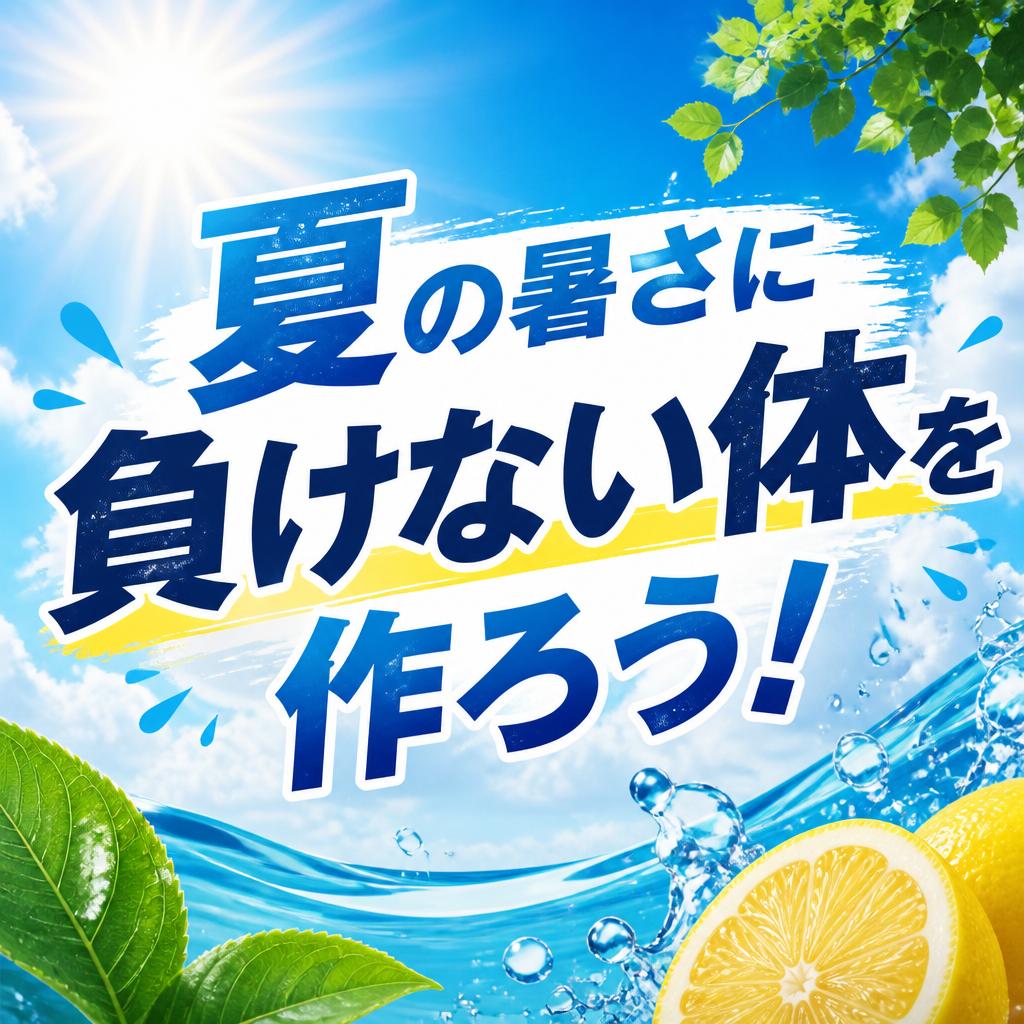 夏の暑さに負けない体を作ろう！