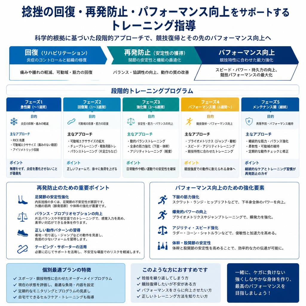 スポーツ選手へのトレーニング指導